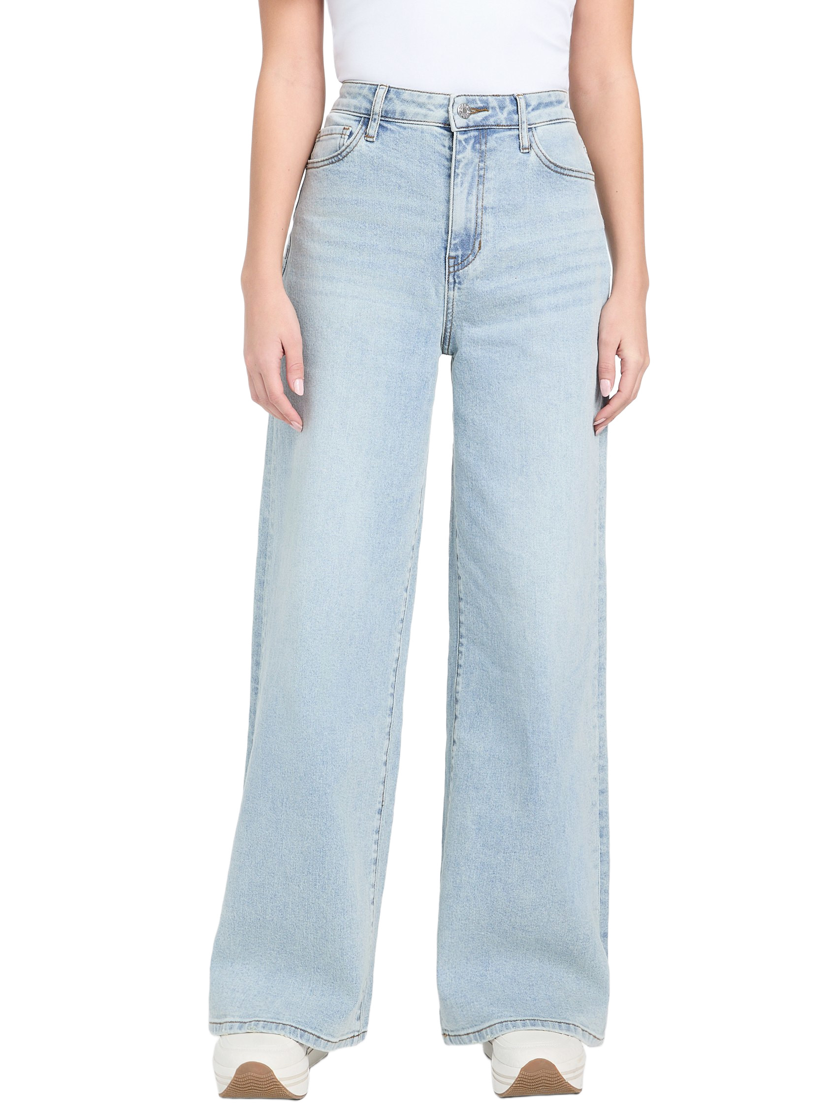 Factory Lisbeth Wide Leg Denim Pants