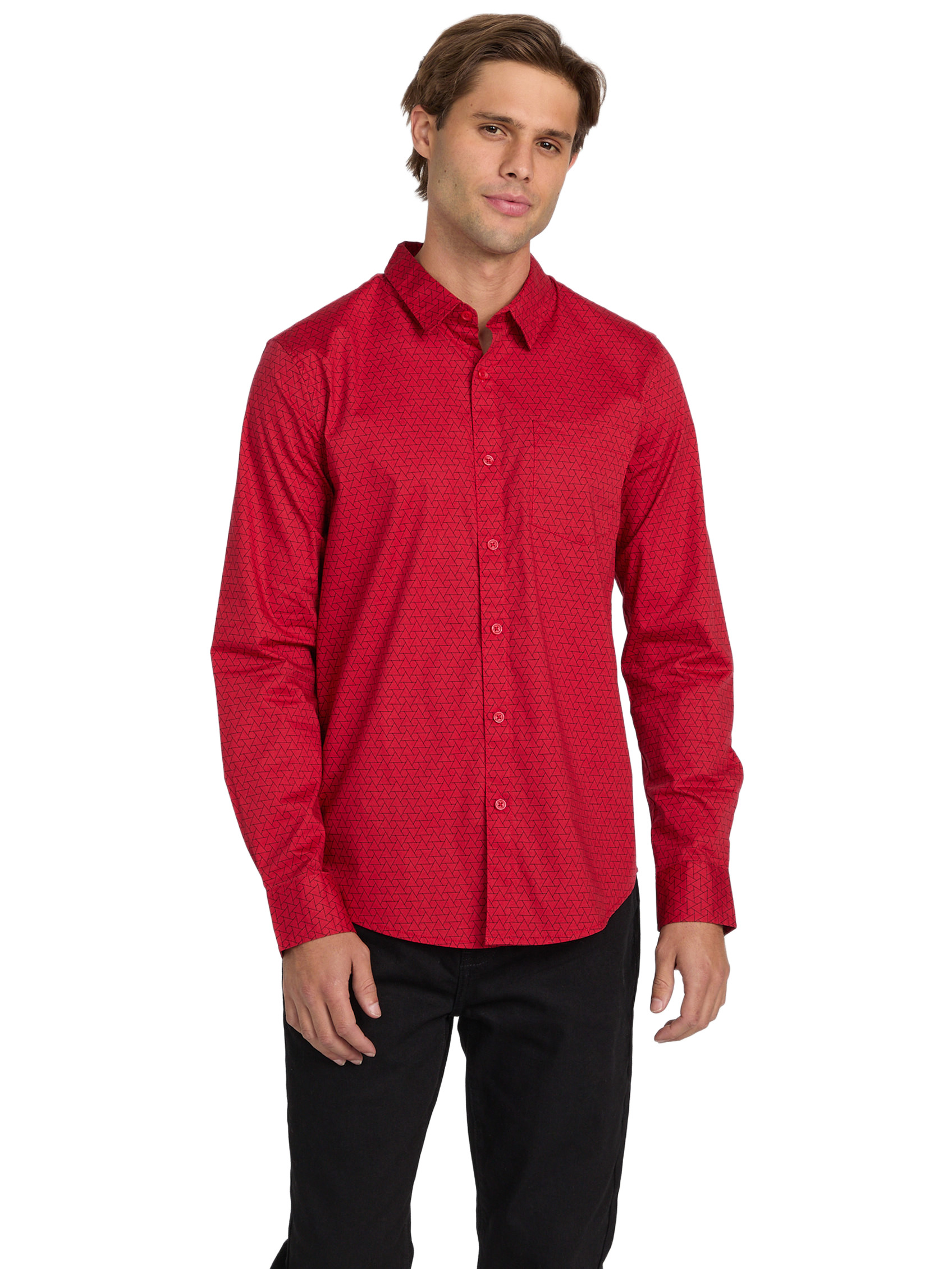 Factory Wally Printed Poplin Shirt