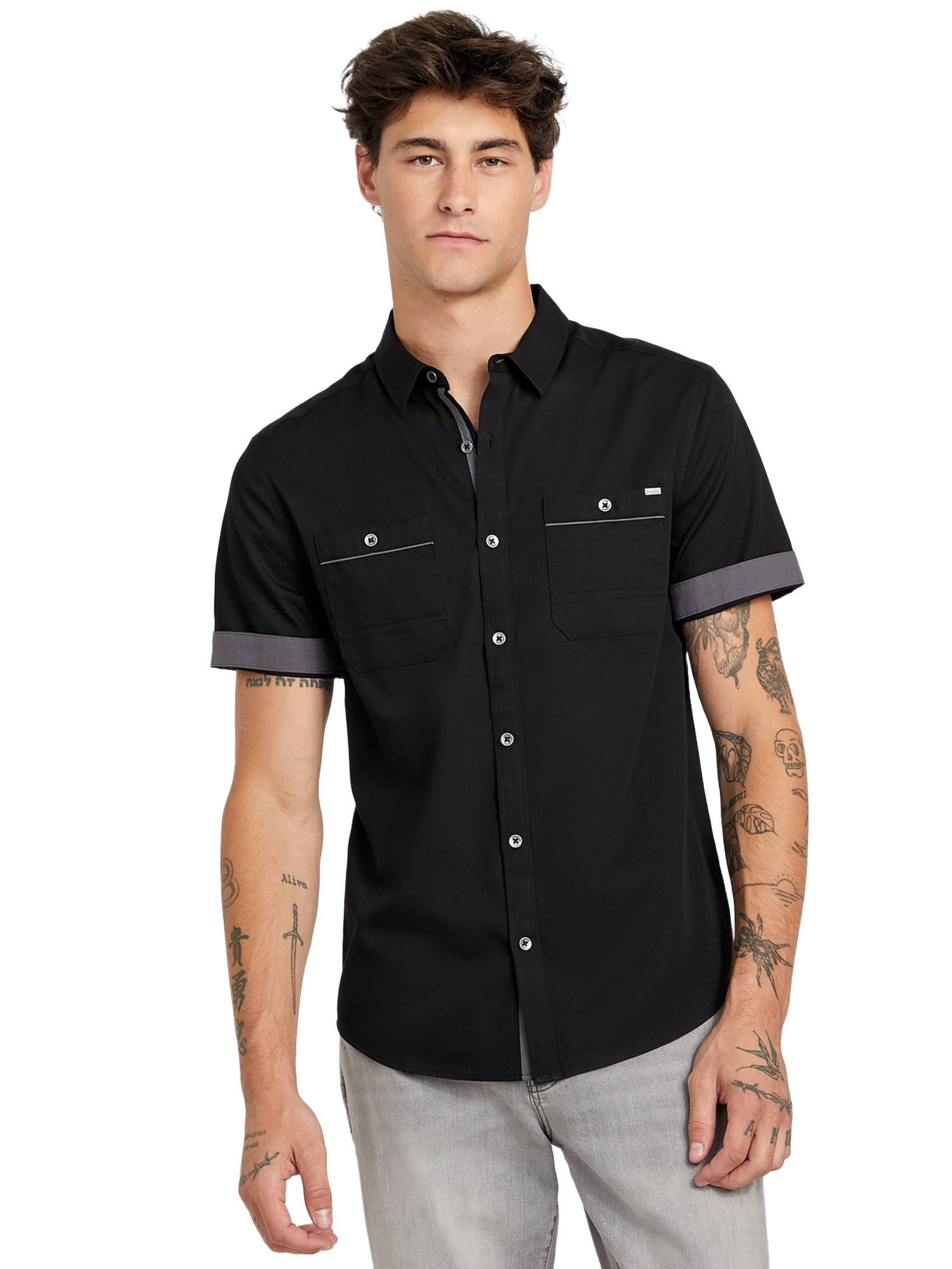 Factory Tavin Poplin Shirt