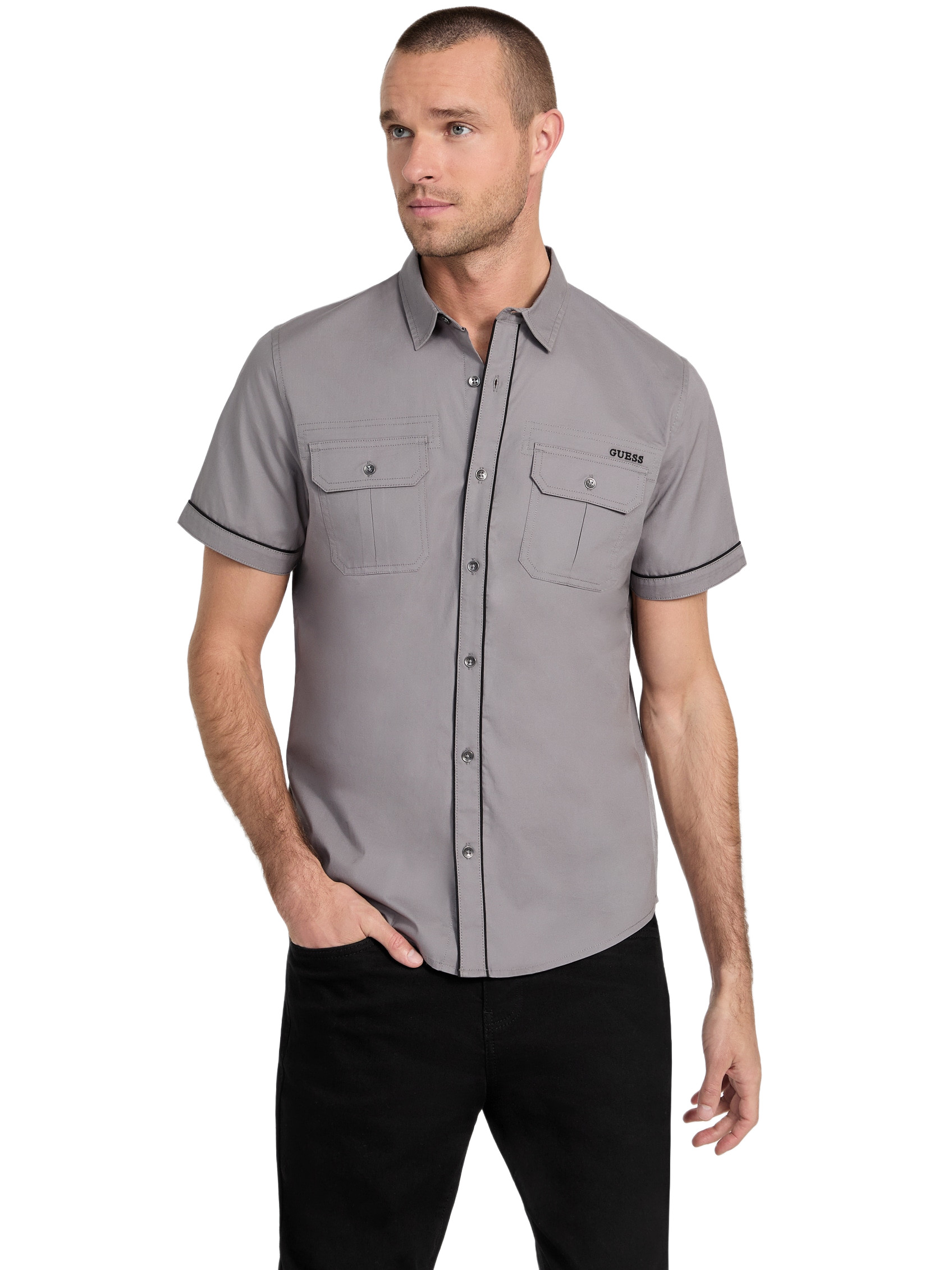 Factory Malcome Poplin Short-sleeve Shirt