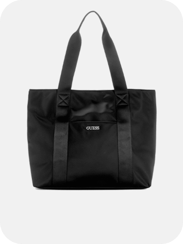 shop totes featuring a black tote bag