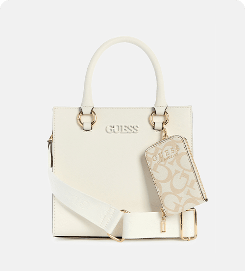 shop satchels featuring a white satchel