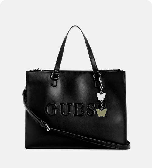 shop totes featuring a black tote bag