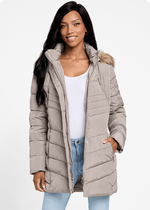 Shop puffer jackets for women.