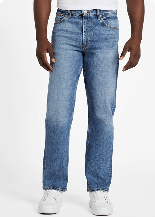 Guess Eco Angels Straight Jean In Blue For Men