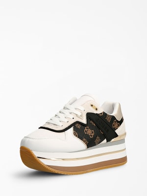 white sneakers guess
