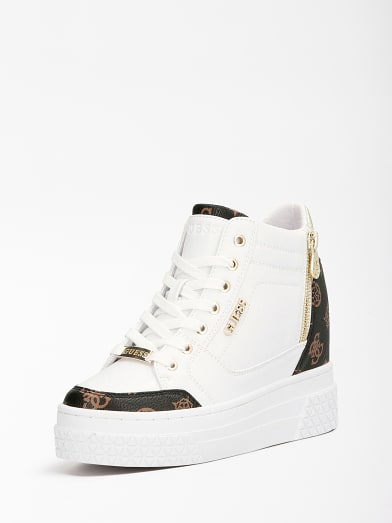 sneakers compensées guess