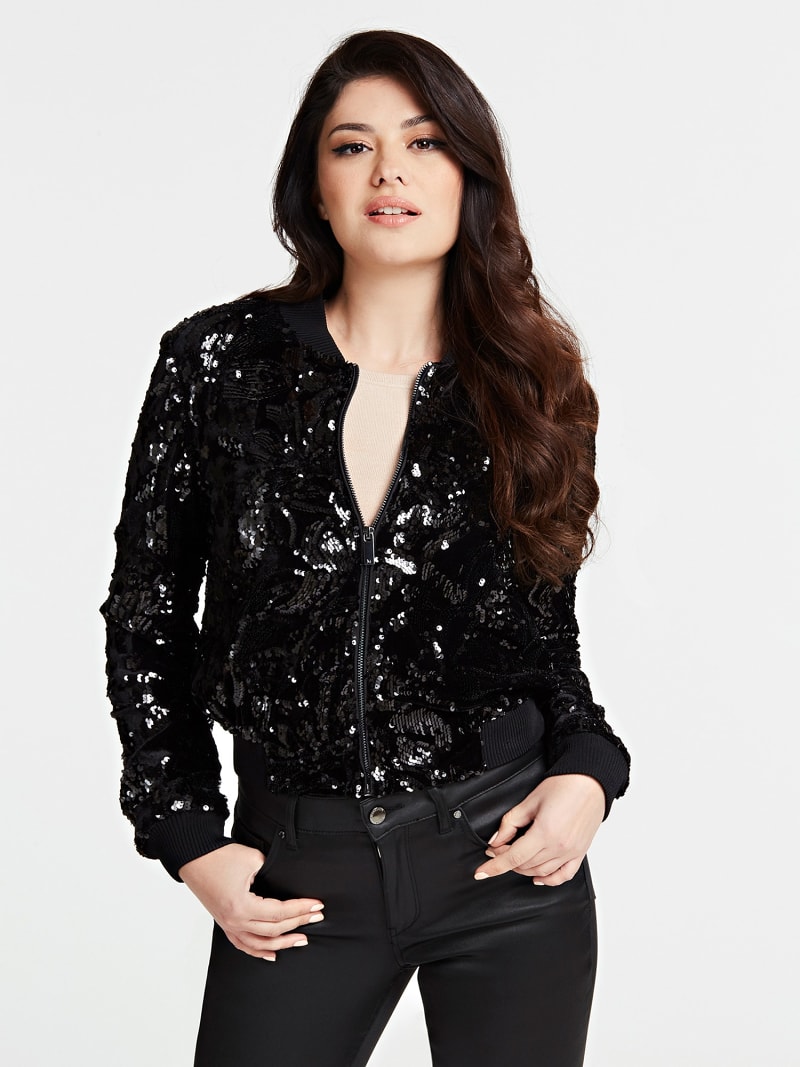 guess sequin jacket