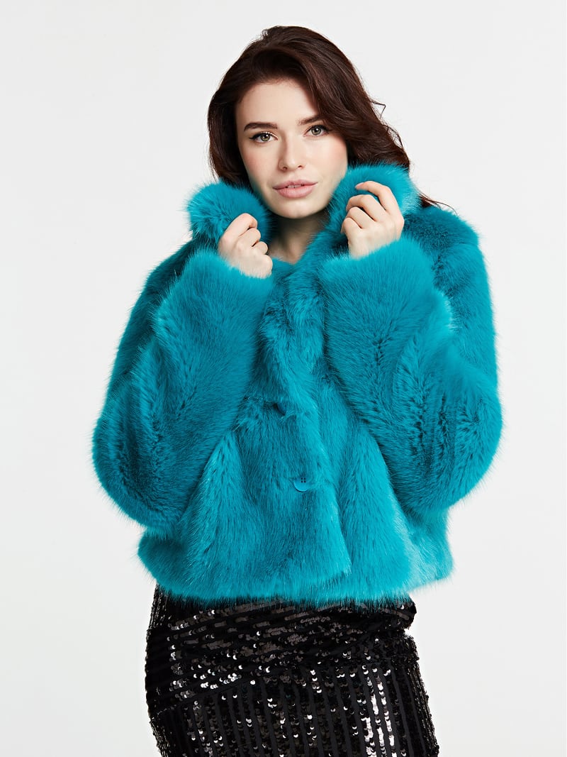 guess fluffy jacket