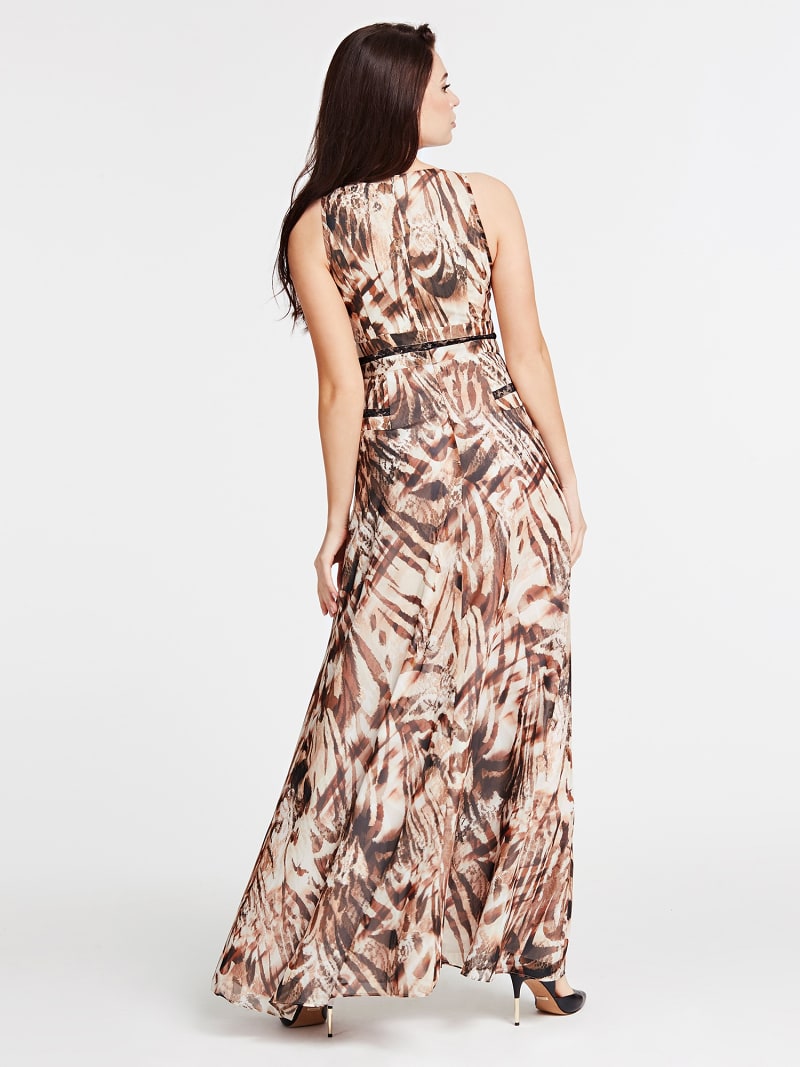 marciano leopard dress