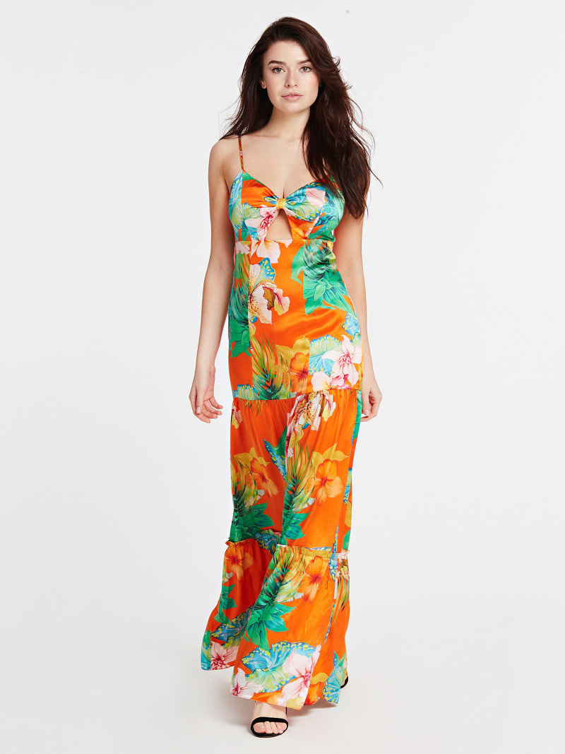 marciano silk dress Cinosural International School