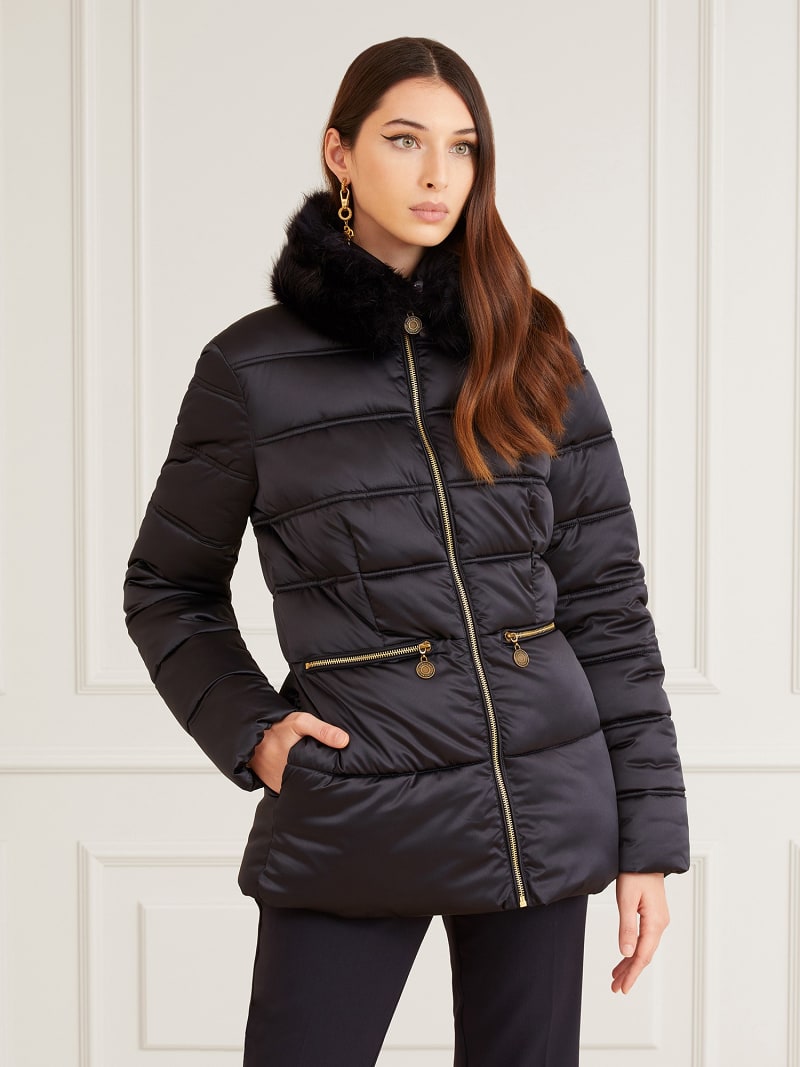 WATTIERTE JACKE MARCIANO SATIN