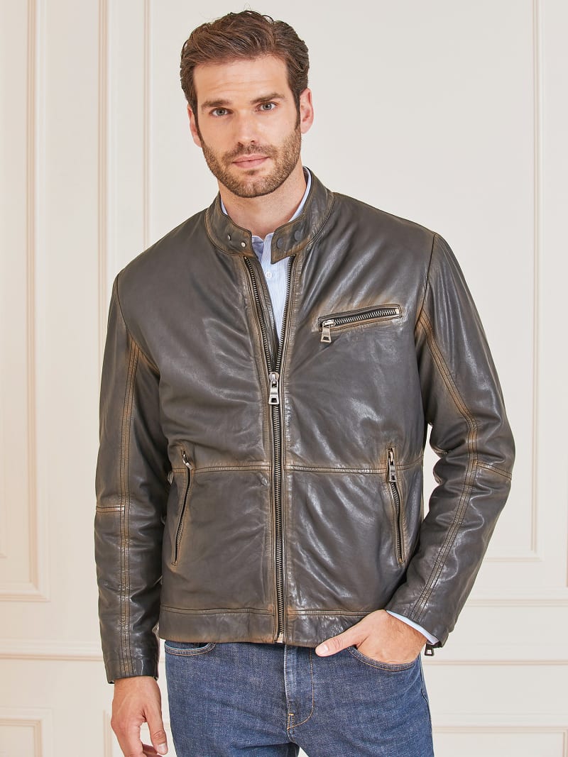 Marciano jacket leather clearance