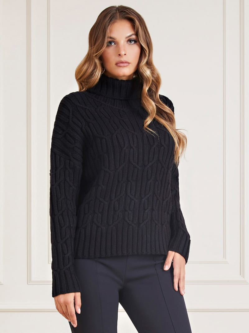 GUESS Sueter con trenzas Marciano Mujer