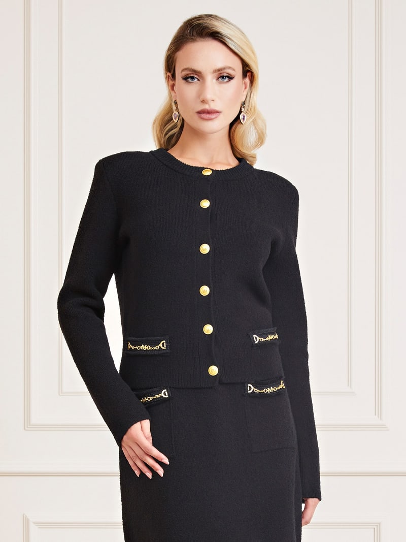 Guess knit bib walker jacket shop