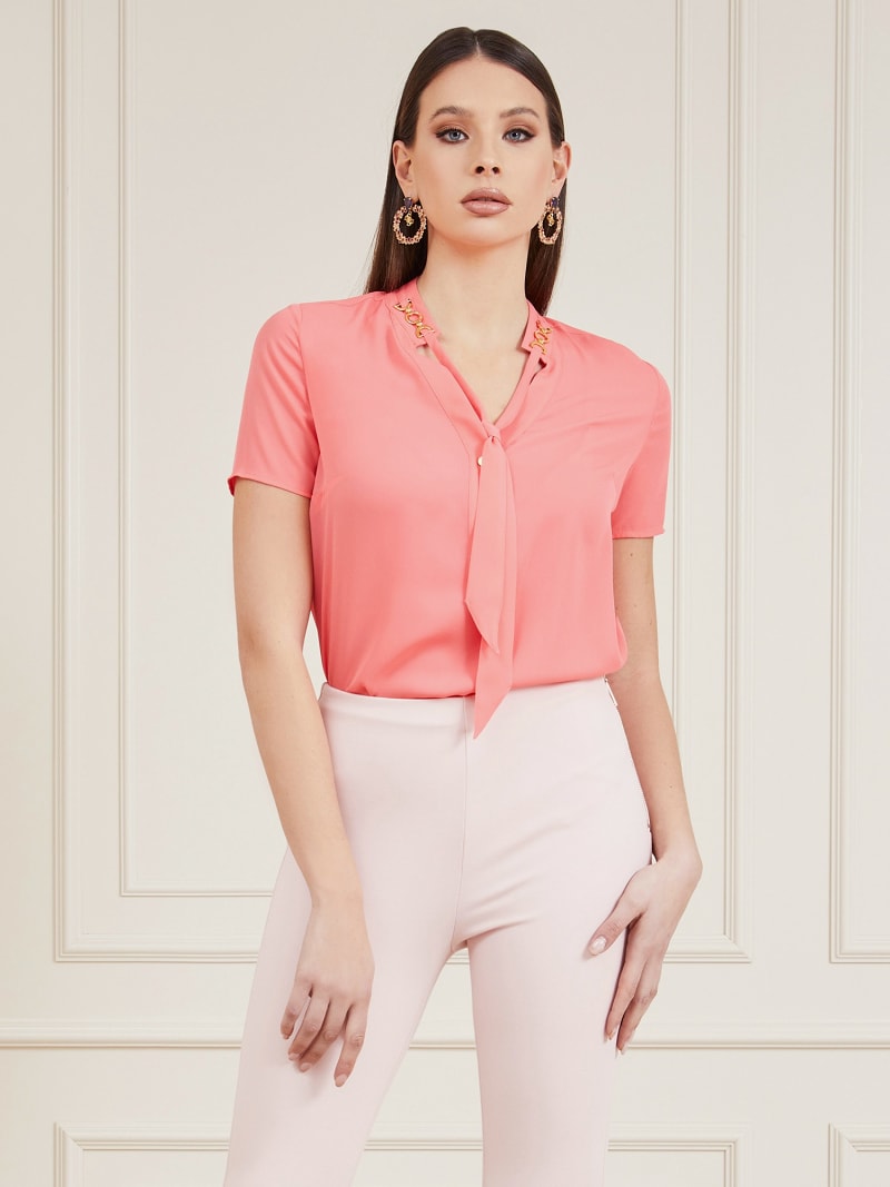 MARCIANO KETTENDETAIL BLUSE