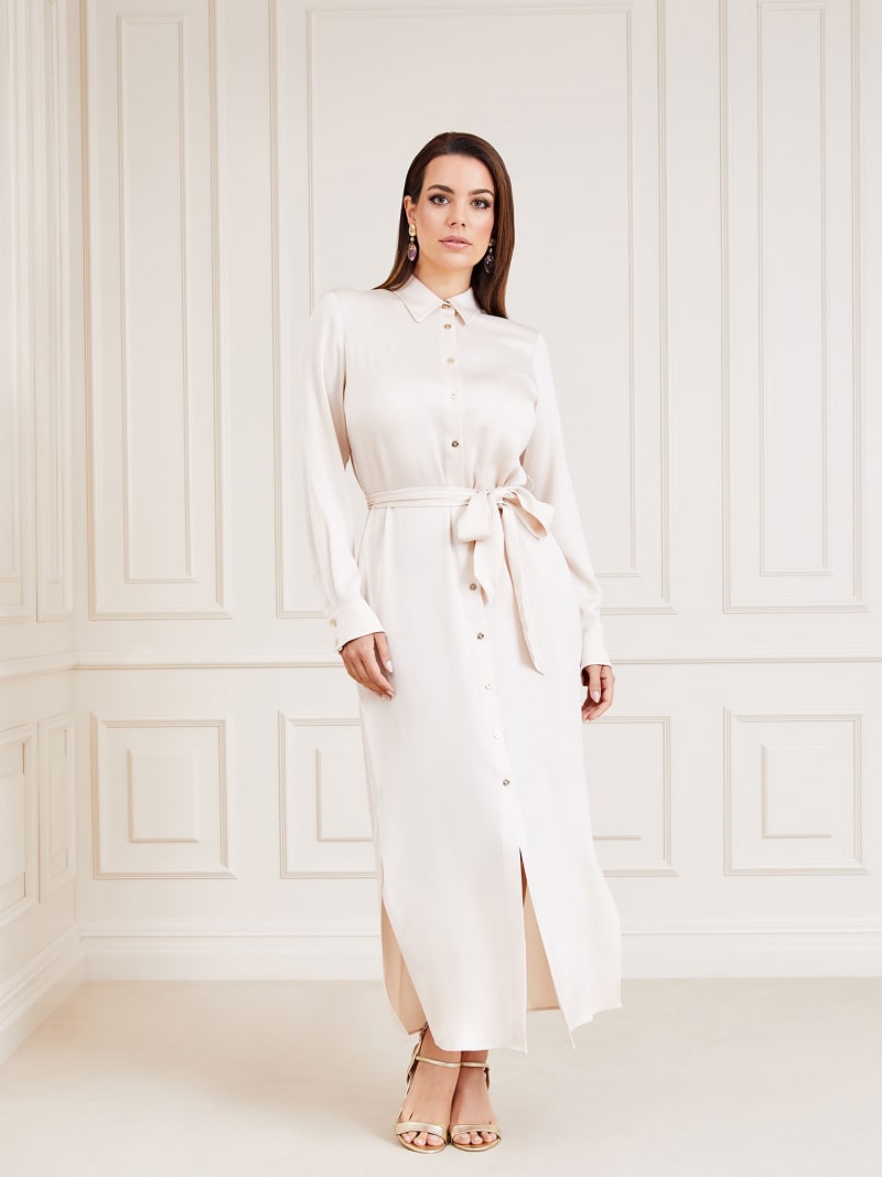 MARCIANO BELTED DRESS