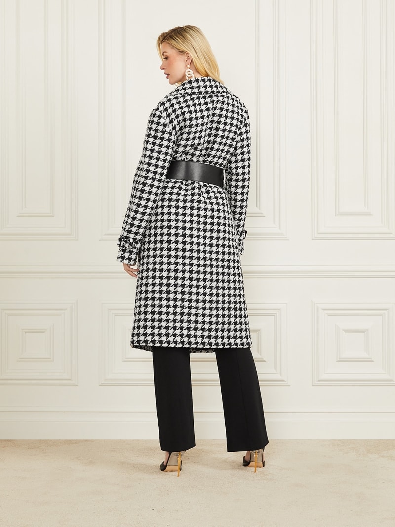 Guess houndstooth coat on sale