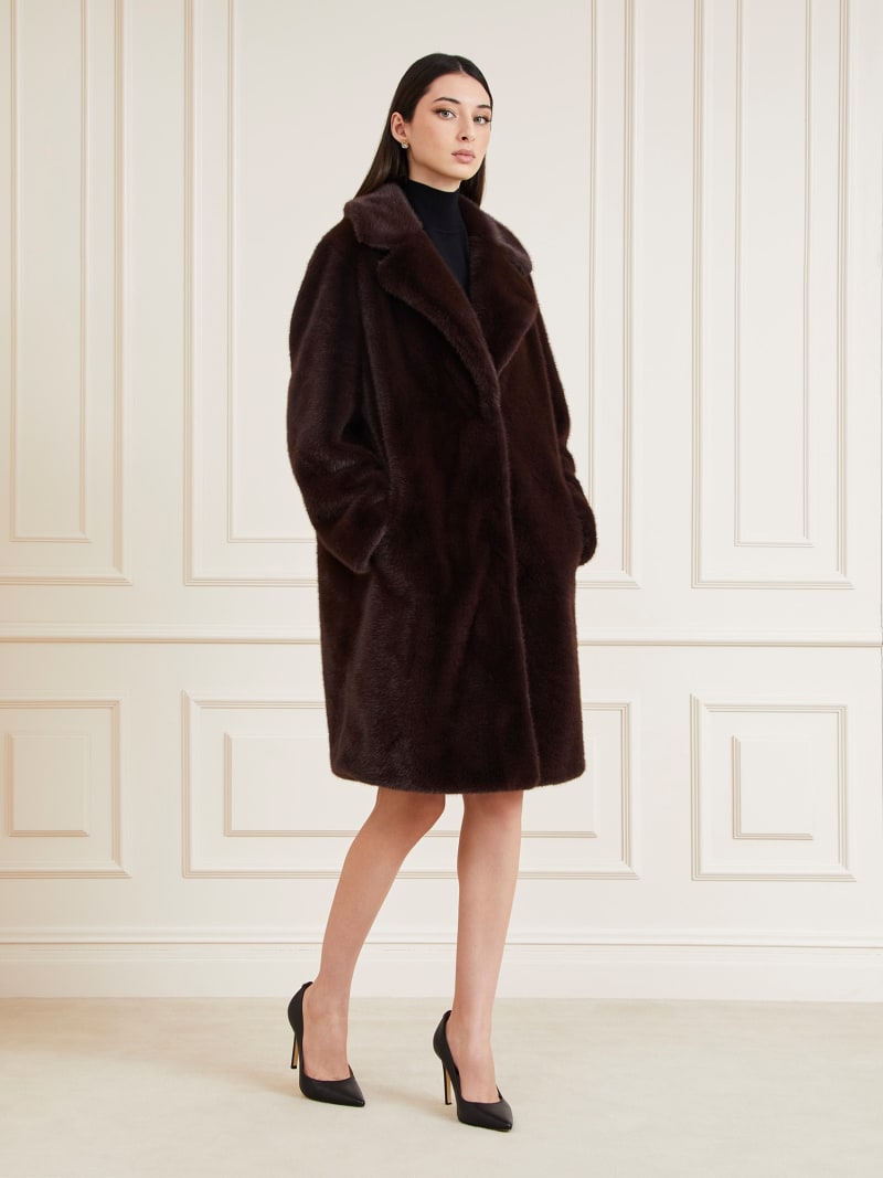 GUESS Manteau fourrure synthetique Marciano
