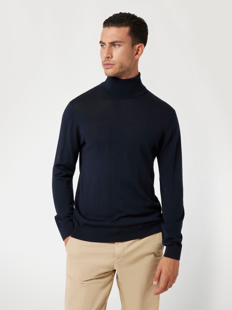 GUESS Jersey de lana con cuello alto Marciano Hombre