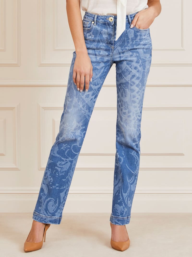 Marciano paisley denim pant