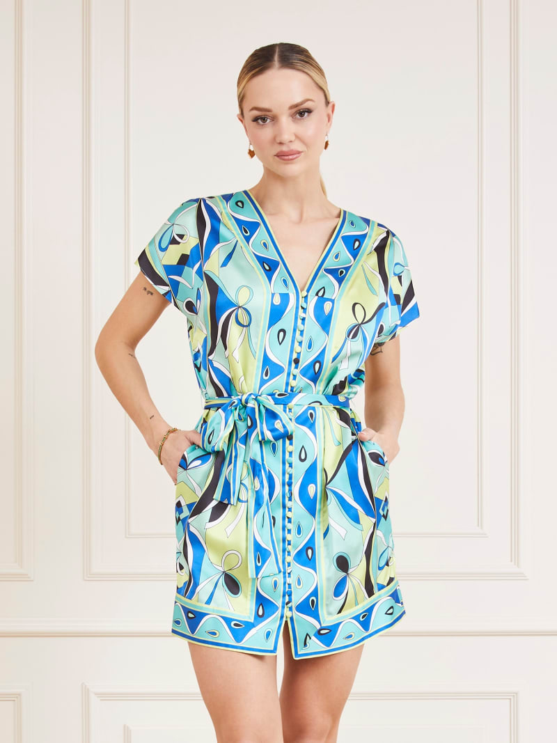 Marciano Kurzes Kleid Allover-Print