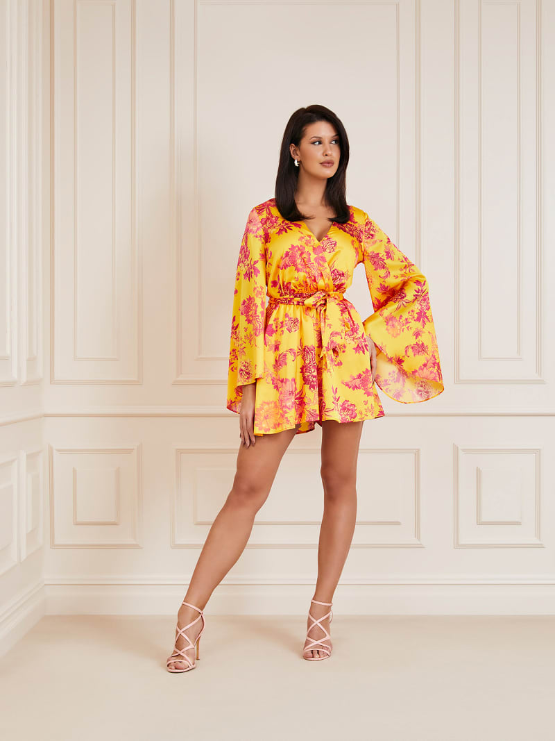 Marciano floral print short jumpsuit