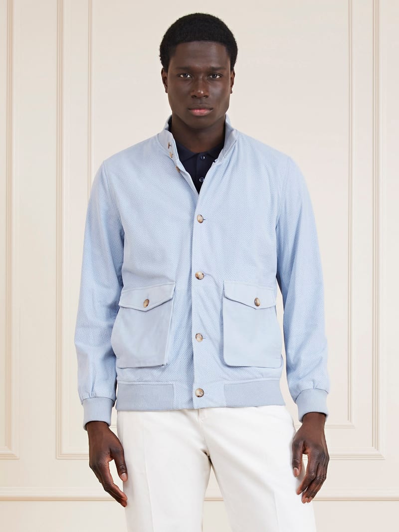 Marciano real suede bomber Men | GUESS® Past Collections