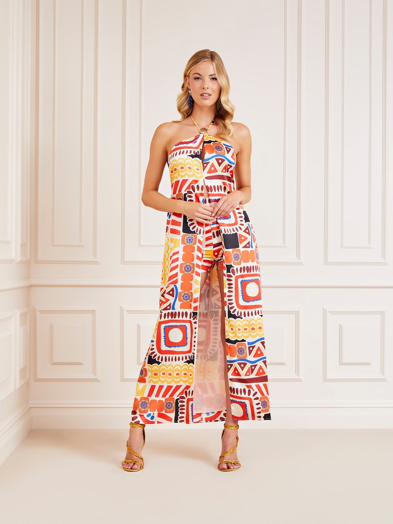 Guess sale striped jumpsuit