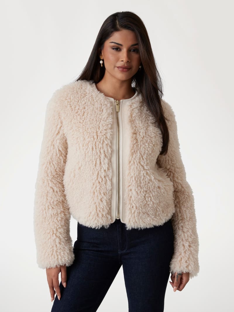 Veste fourrure guess hotsell