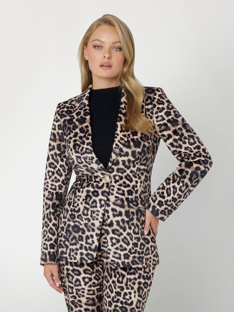 Marciano Samtblazer Animal-Muster