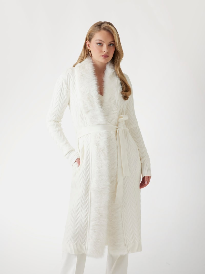 ゲス GUESS MARCIANO Magdalena Long Cardigan （G1CR） ゲス GUESS MARCIANO Magdalena Long Cardigan （G1CR） -waja