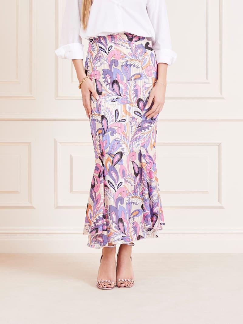 Długa spódnica Marciano z printem paisley