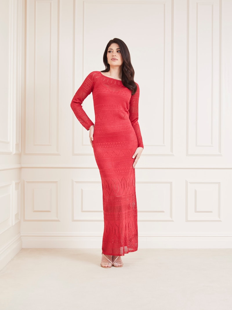 Marciano crochet long dress