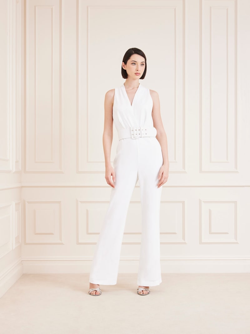 Marciano belted flare jumpsuit