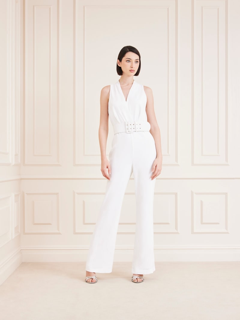 GUESS Marciano belted flare jumpsuit Women
