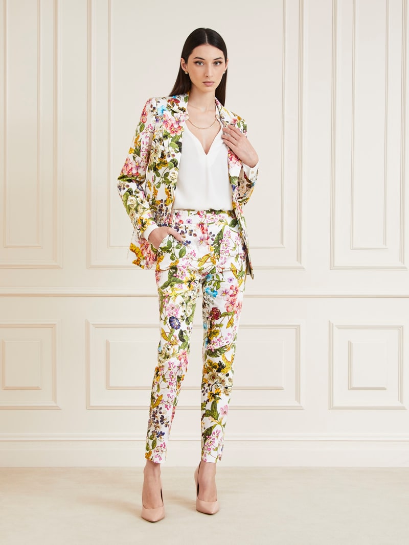 Pantalon imprimé à fleurs Marciano