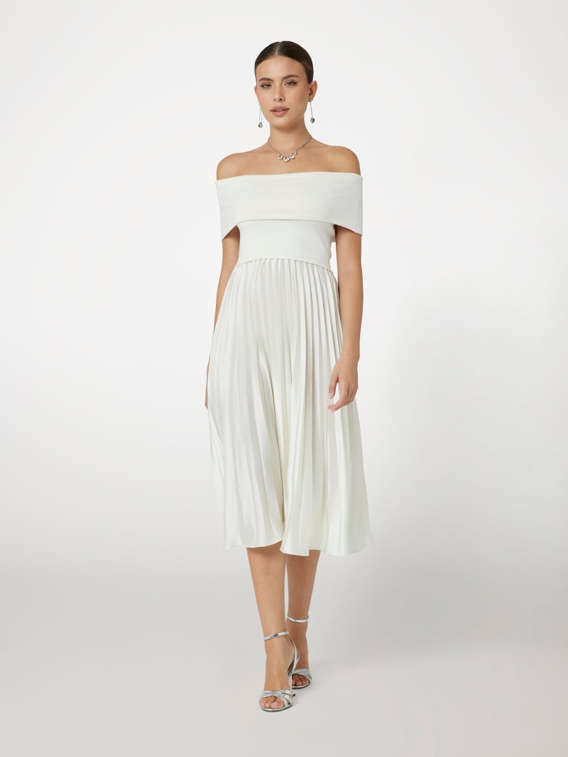 Robe midi épaules dénudées Marciano