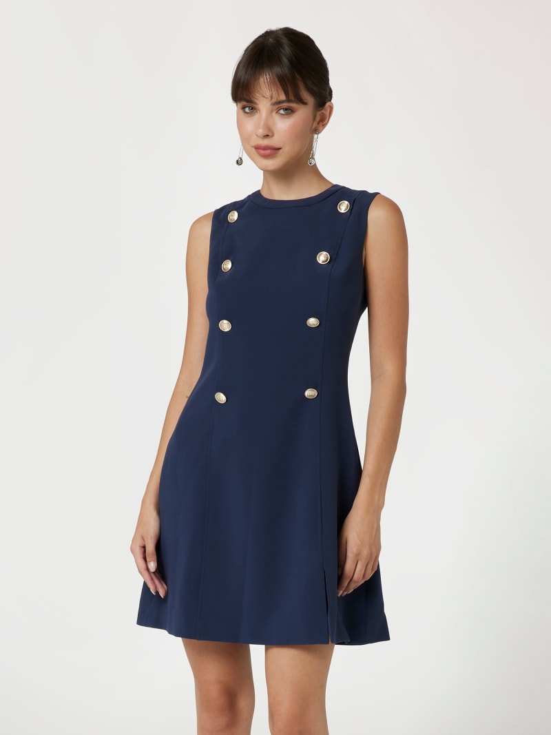 Mini robe cintree et evasee Marciano