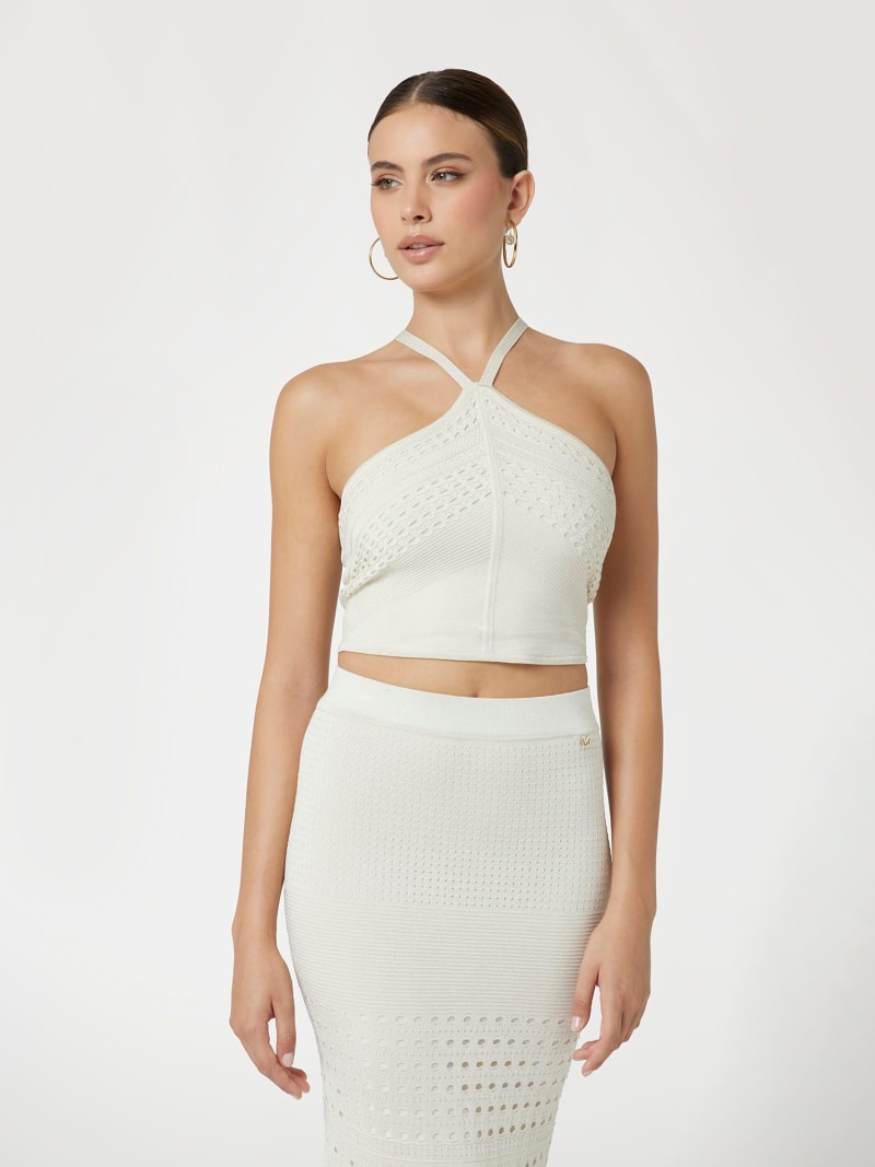 Crop top de punto Marciano