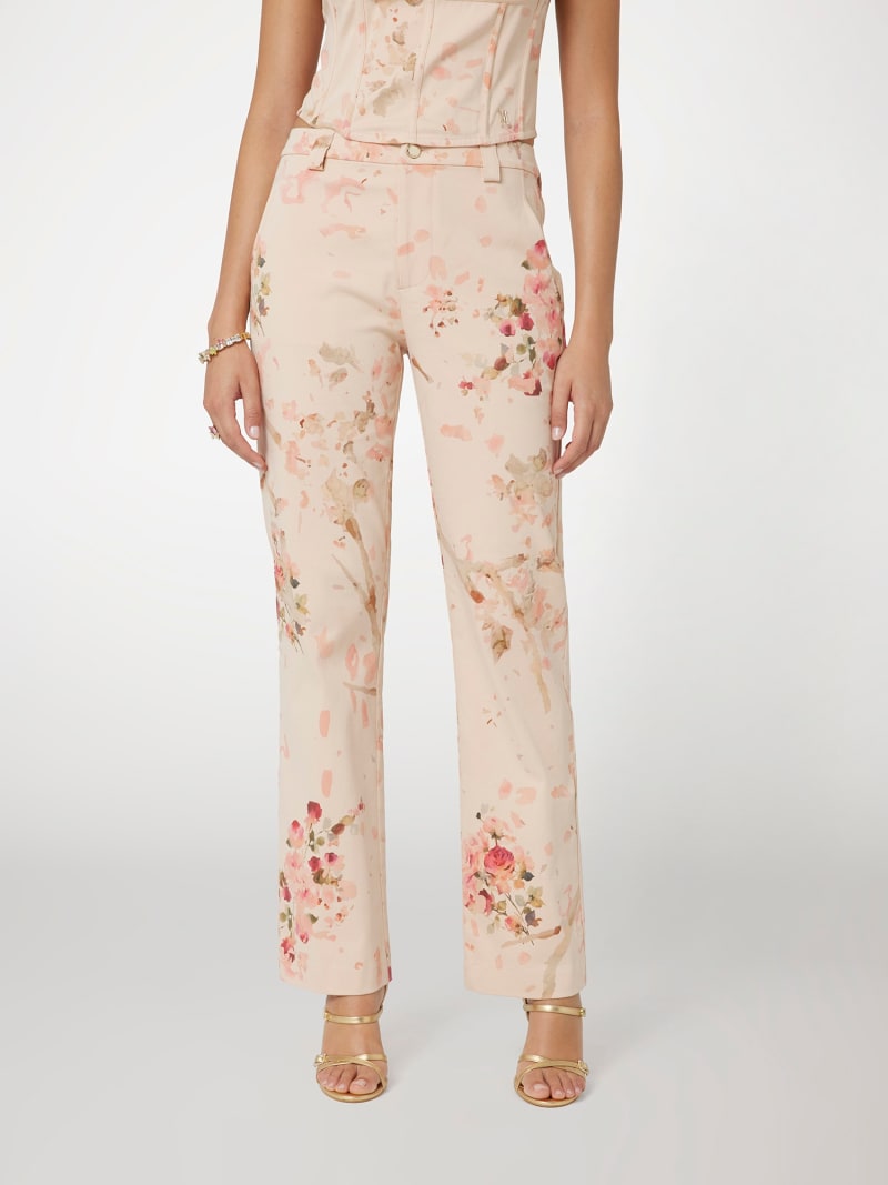 Marciano broek met bloemenborduursel