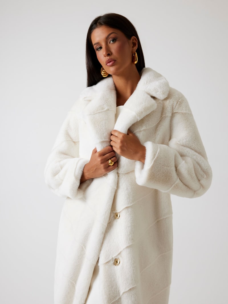 Cappotto Donna Guess Marciano Cappotto Pelliccia Sintetica Guess