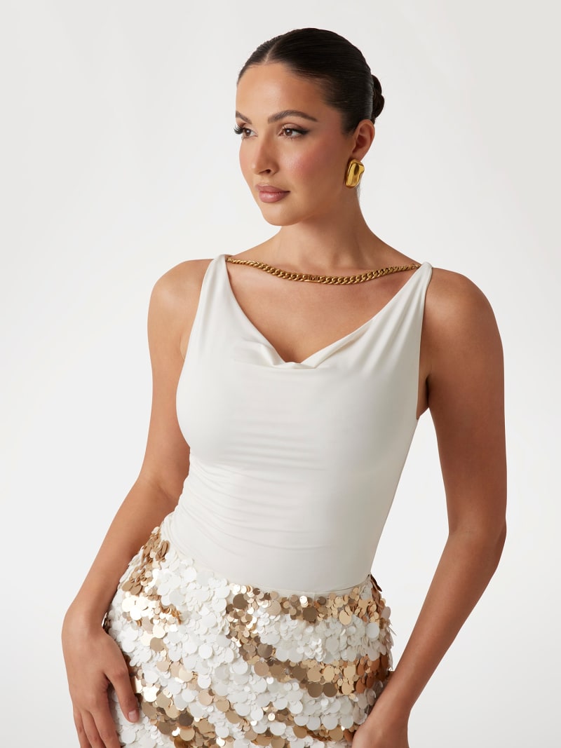 【関税&送料込】MARCIANO BY GUESS Top White Eco Izzie Top | Marciano
