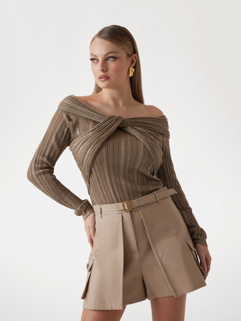 Marciano by GUESS?� Pull encolure Bardot Marciano Femme