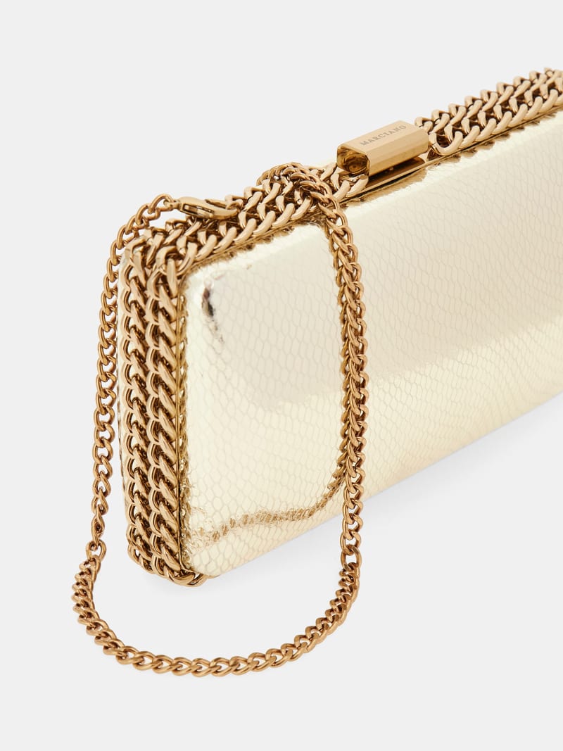 MARCIANO by GUESS® Marciano lamé clutch bag