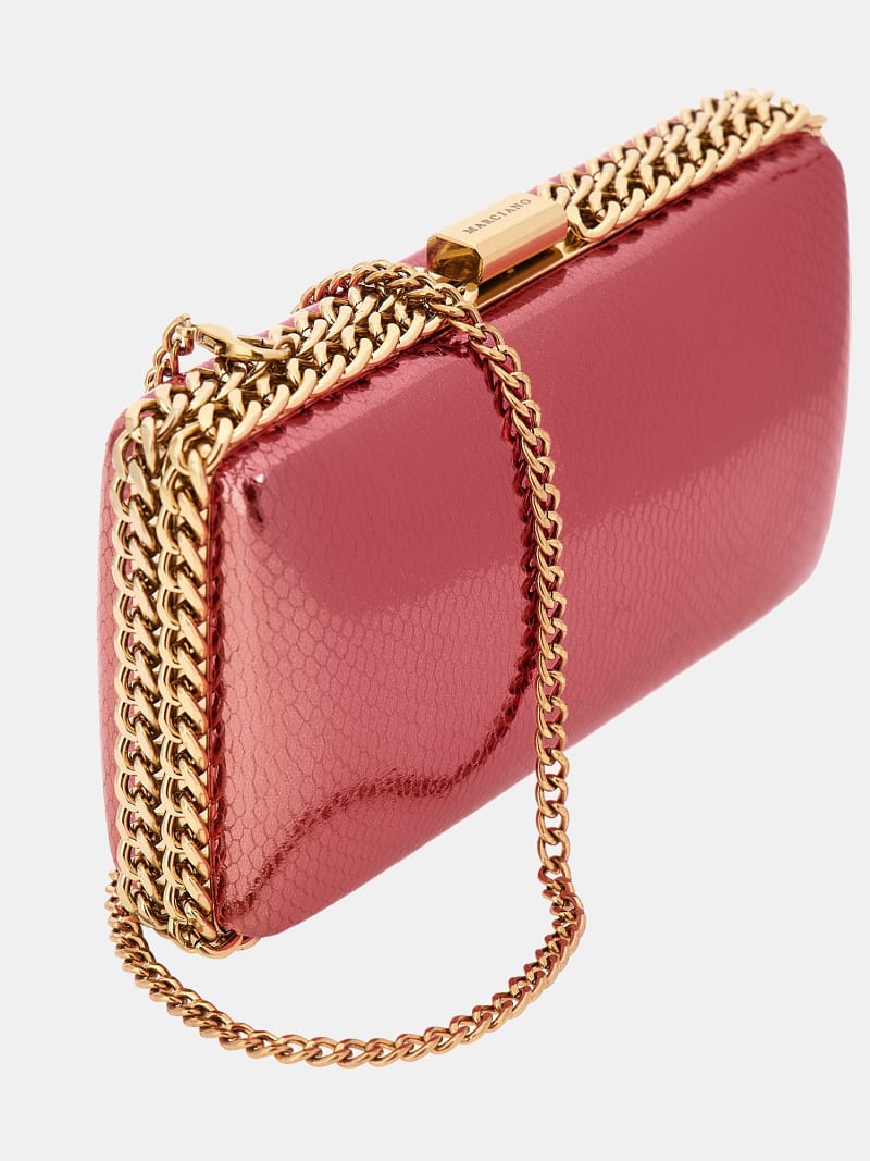 ④■新品未使用■キャラメルクラッチ caramel clutch　■Ananas White Gold Textured Clutch | Marciano