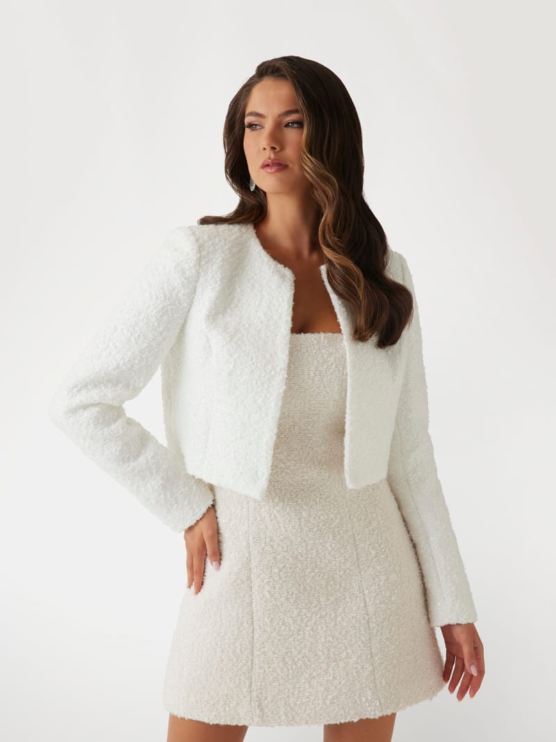 GUESS® Marciano cropped bouclé jacket Women
