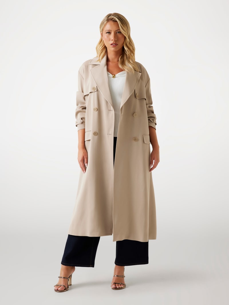 Marciano wool-blend trench coat | GUESS® Official Website