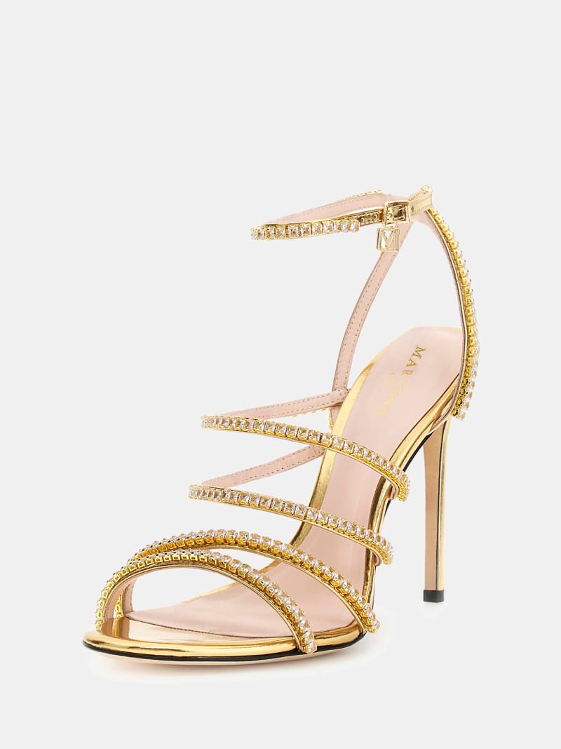 MARCIANO by GUESS® Sandali in pelle con strass Marciano