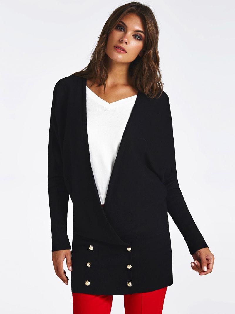 cardigan bottom button